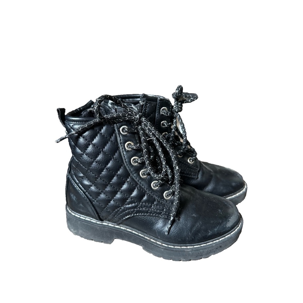 Steve Madden kids J-Bettyy Quilted Moto Boots